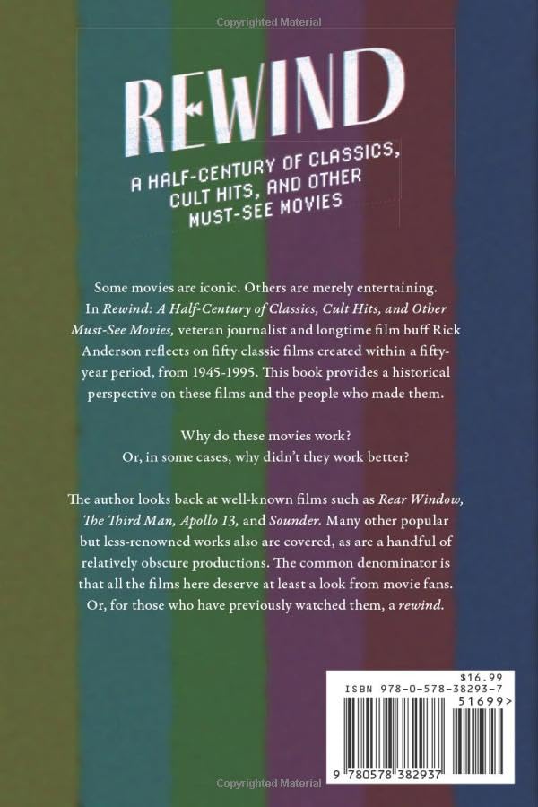 Rewind: A Half-Century of Classic, Cult & Must-See Movies - Perfect for Movie Nights, Film Studies & Nostalgic Entertainment