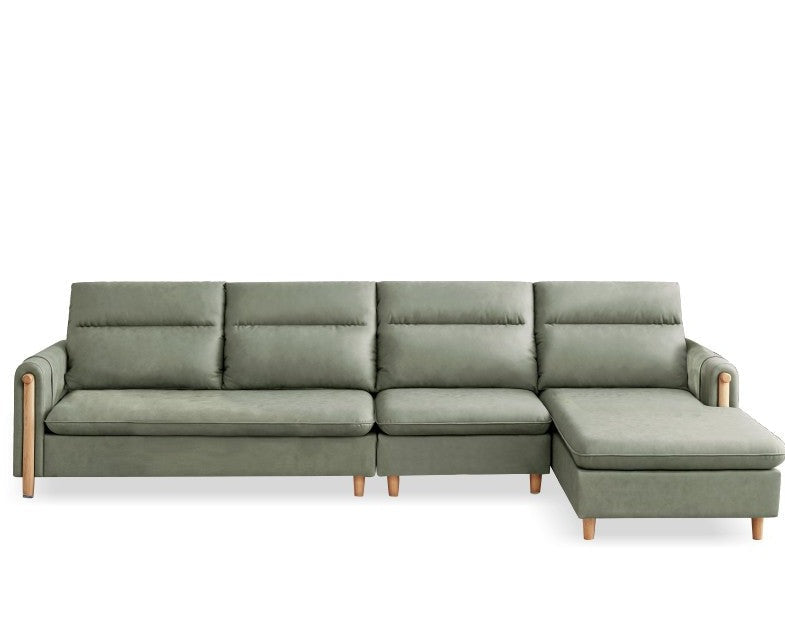 Premium Oak Solid Wood Luxury Fabric Sofa - Elegant & Durable Living Room Furniture for Home & Office Decor