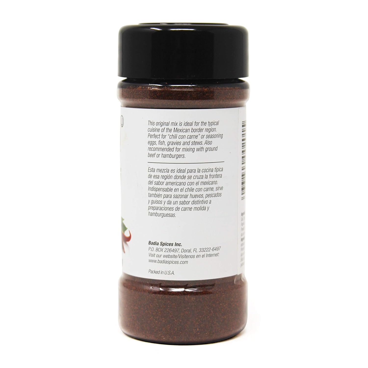 Badia Chili Powder 2.5 oz (Pack of 2) - Premium Ground Chili Spice for Cooking, Seasoning & Mexican Recipes - Perfect for Tacos, Chili & BBQ Dishes