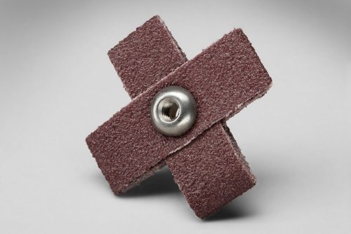 3M 341D Aluminum Oxide Cross Pad - 60 Grit Sanding Disc - 1.5