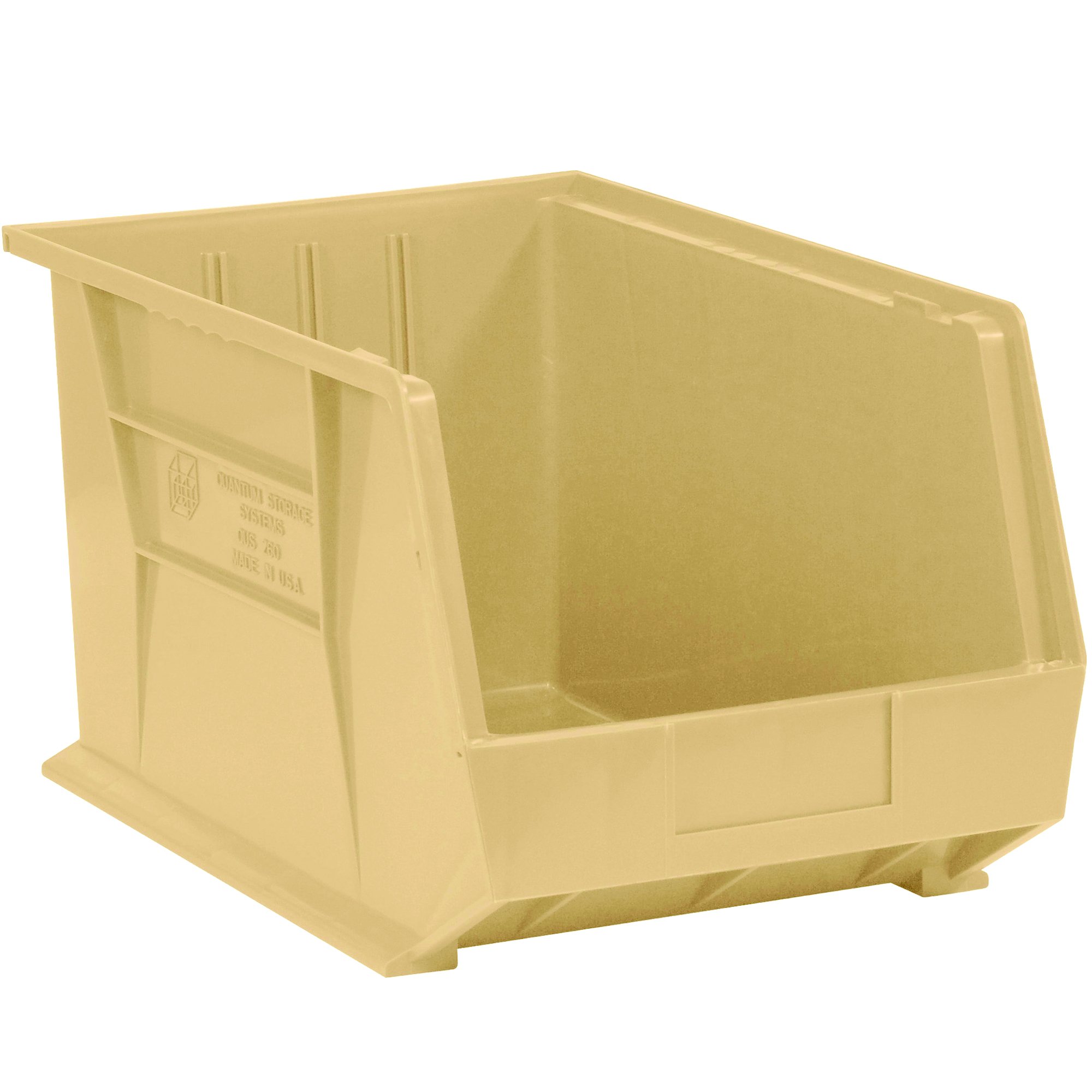Aviditi 6-Pack Ivory Plastic Stackable & Hangable Storage Bins | 10.75