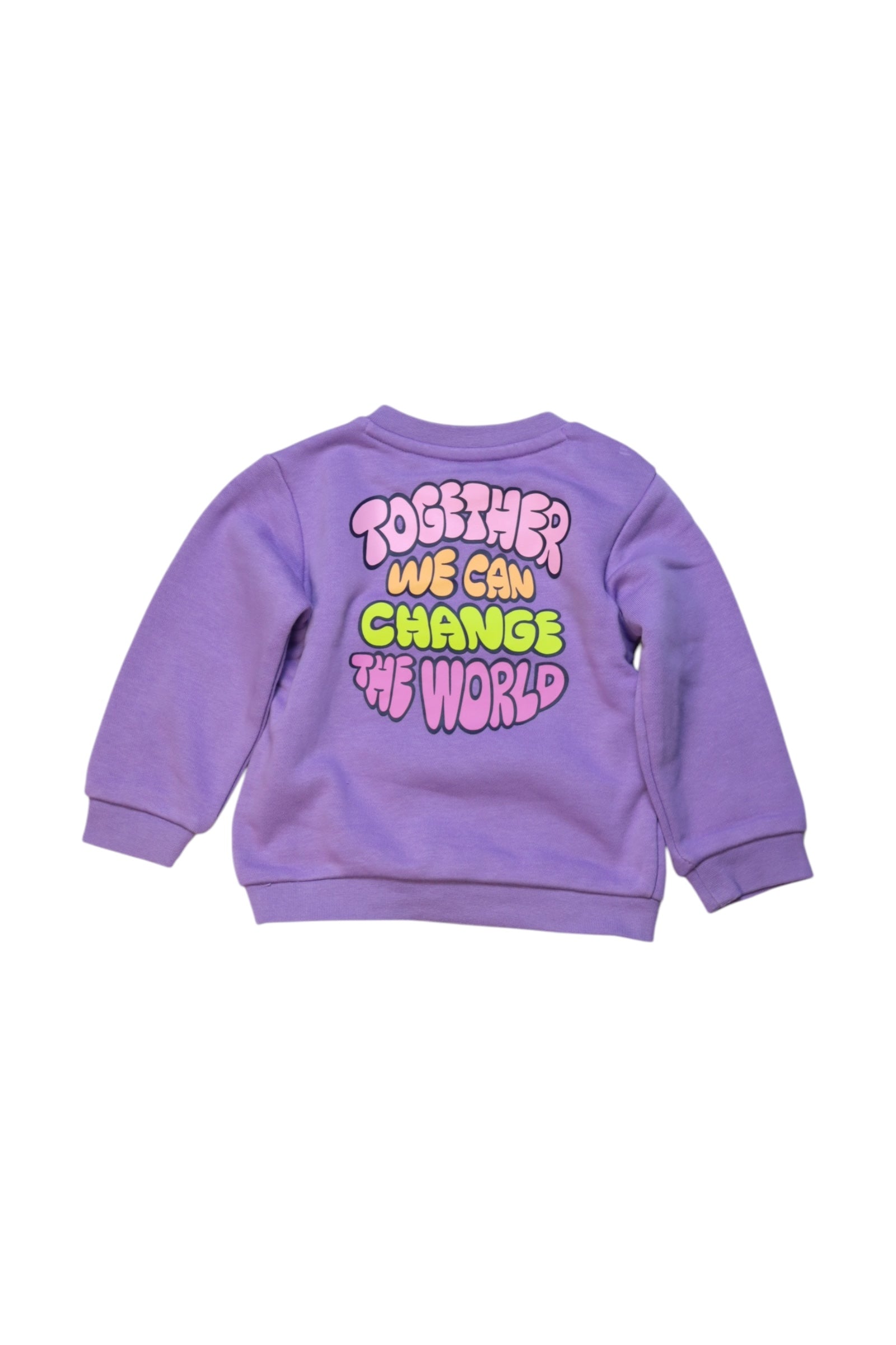 Adidas Fuzzy Character Crewneck Sweatshirt for Babies 6-12 Months - Soft & Cozy Unisex Pullover for Winter & Playtime