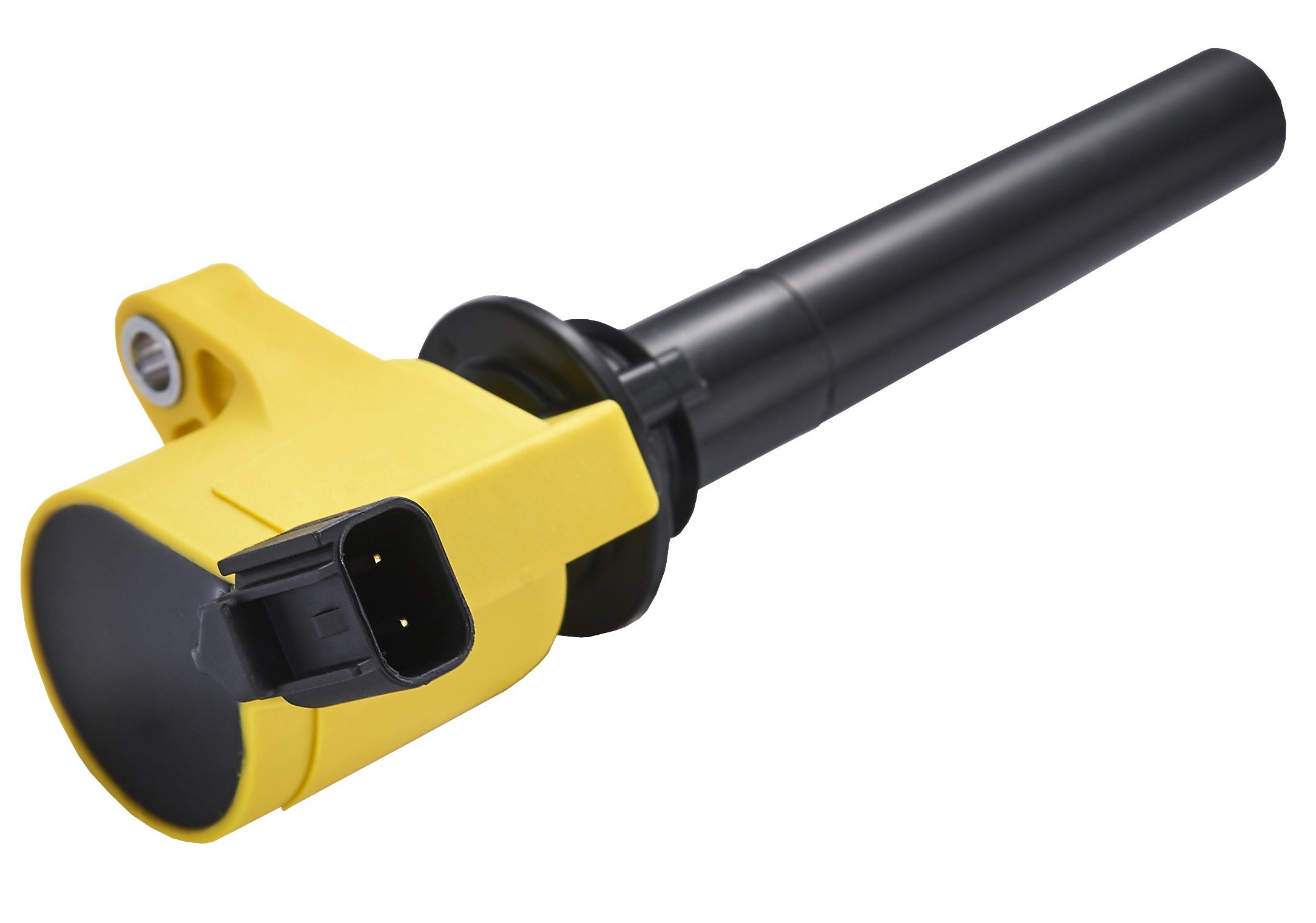 ENA Set of 6 Yellow Ignition Coil Packs - Compatible with Ford Mercury Mazda 2001-2008 (Tribute, Mariner, Escape, Five Hundred, Freestyle, Montego, Taurus, Sable) V6 3.0L - Replacement for DG500 DG513 FD502 - Perfect for Engine Performance & Tune-Up