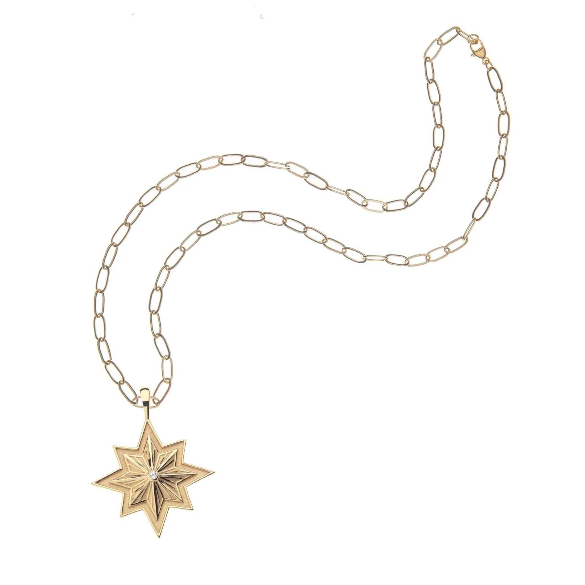 Jane Win LUCKY Wish On A Star Pendant Necklace - Sterling Silver Dainty Star Charm Jewelry for Women - Perfect for Birthday Gifts, Anniversary & Everyday Wear