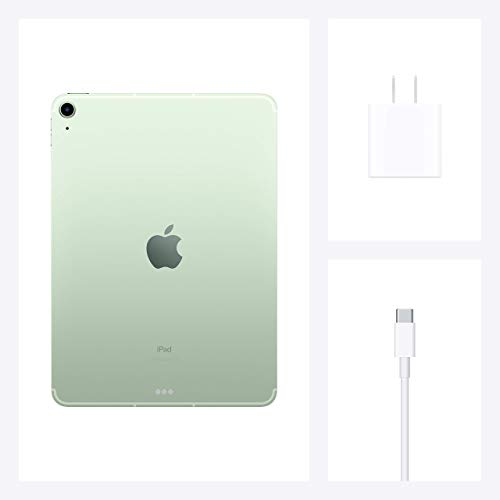 2020 Apple iPad Air 10.9-inch Wi-Fi + Cellular 256GB - Green (Renewed) | Portable Tablet for Work, Study & Entertainment