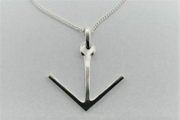 Sterling Silver Arrow Pendant Necklace with 60cm Link Chain - Perfect for Everyday Wear & Gifting