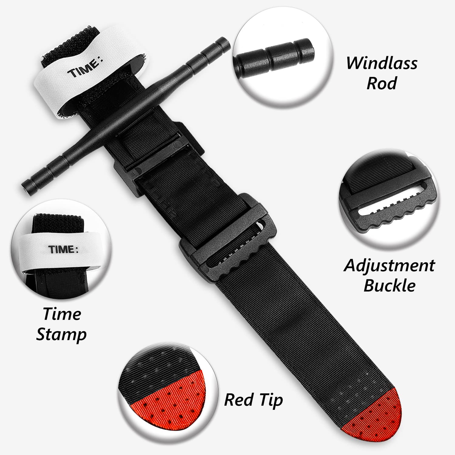 Best Tactical Tourniquet Kit for Emergency First Aid - Military Grade Trauma First Responder Gear for Outdoor, Survival & Emergency Preparedness