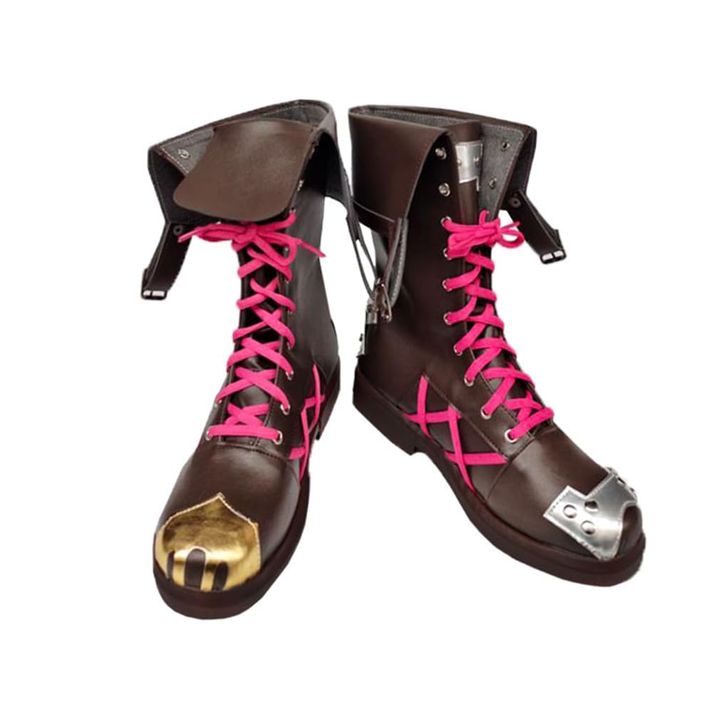 Arcane Jinx Cosplay Boots for Women - Anime Halloween Costume Shoes for Cosplay, Halloween Parties & Conventions