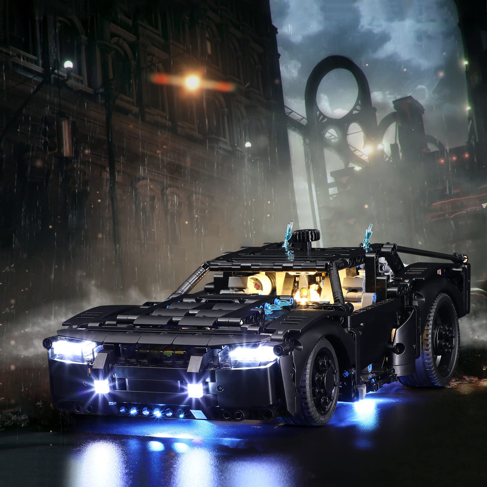 LIGHTAILING LED Light Kit for Lego 42127 Technic The Batman Batmobile Building Blocks Model - Compatible with Official Lego Sets (Model Not Included) - Perfect for Display, Night Lighting & Collector Showcase