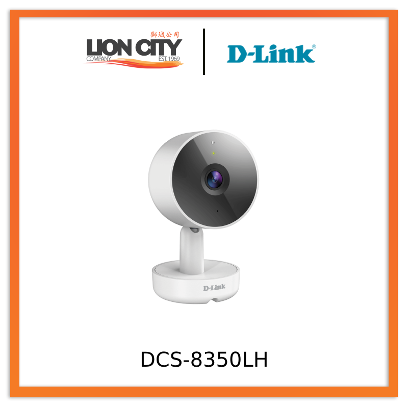 D-Link DCS-8350LH 2K QHD Indoor WiFi Security Camera - Night Vision, 2-Way Audio, Motion Detection - Perfect for Home & Office Surveillance (Pre-Order)