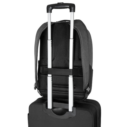 Targus Cypress Hero 15.6 Inch Laptop Backpack with Find My Feature - Durable Black Computer Bag for Work, School & Travel