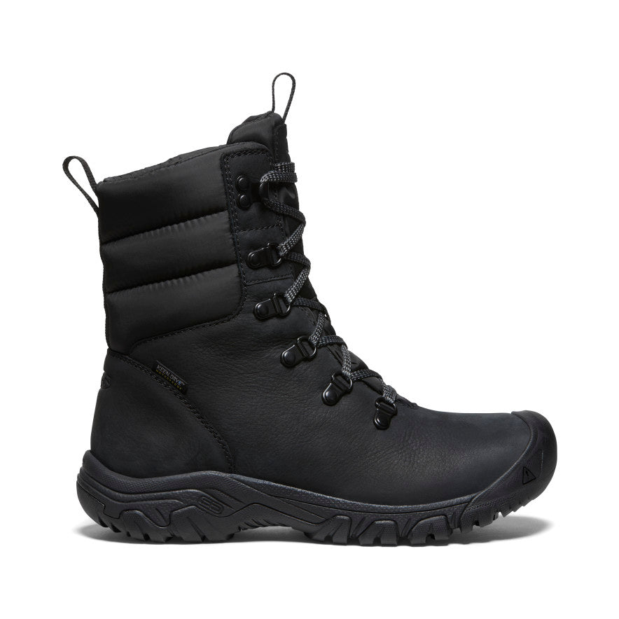 Women's Greta Waterproof Winter Boots - Black/Black | Slip-Resistant & Warm for Snow, Rain & Outdoor Activities