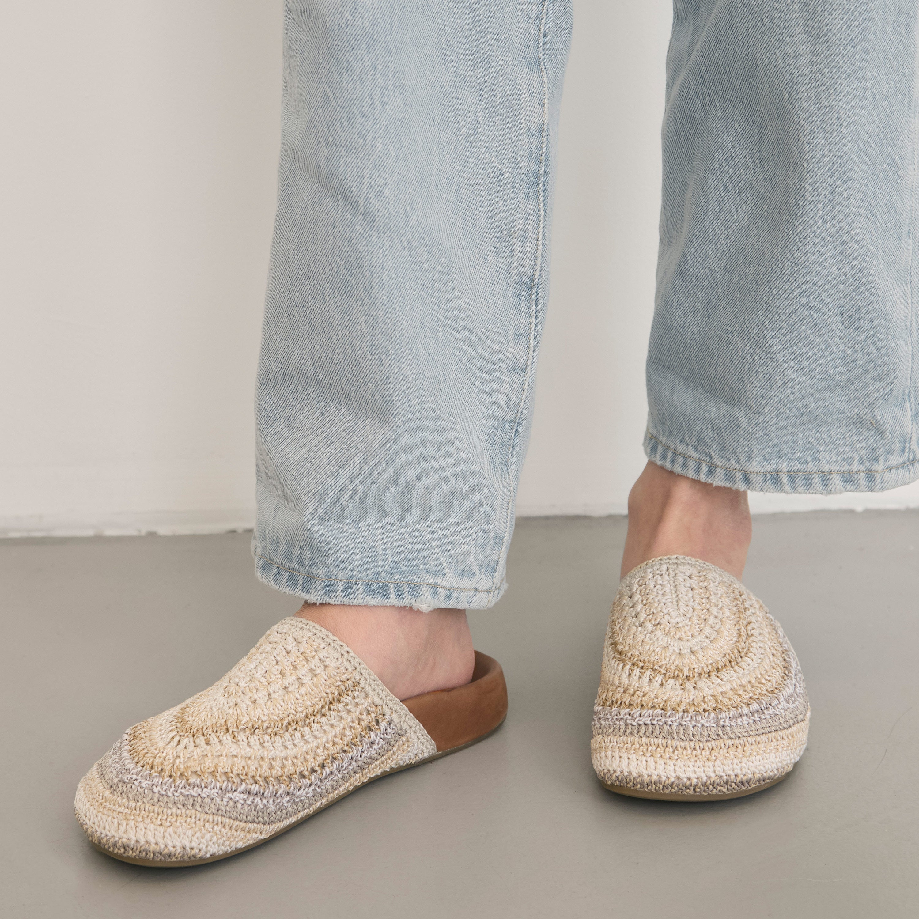 Bolinas Crochet Clogs for Women - Comfortable Handmade Summer Slide Sandals with Arch Support - Perfect for Beach, Pool, and Casual Outings