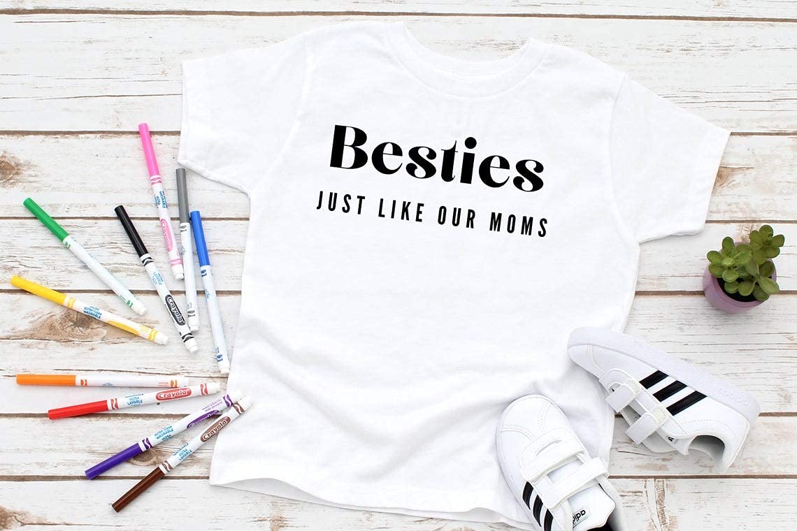 Best Friends Matching Mommy & Baby Bodysuit - Cute Mother Daughter Outfits | Soft Cotton Jumpsuit | Perfect Friendship Gift (1PC) - Ideal for Family Photos, Playdates & Special Occasions