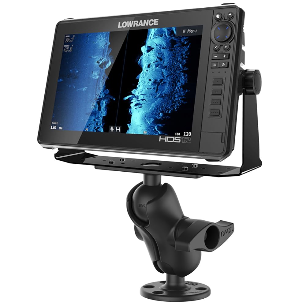 RAM MOUNTS Universal Marine Electronic Mount RAM-D-115-C with Short Arm for 9