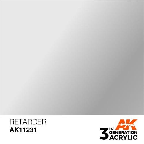 AK Interactive AK11231 Retarder 17ml (3rd Gen) - Premium Acrylic Paint Retarder for Scale Models & Miniatures - Perfect for Airbrushing, Blending & Creating Smooth Transitions
