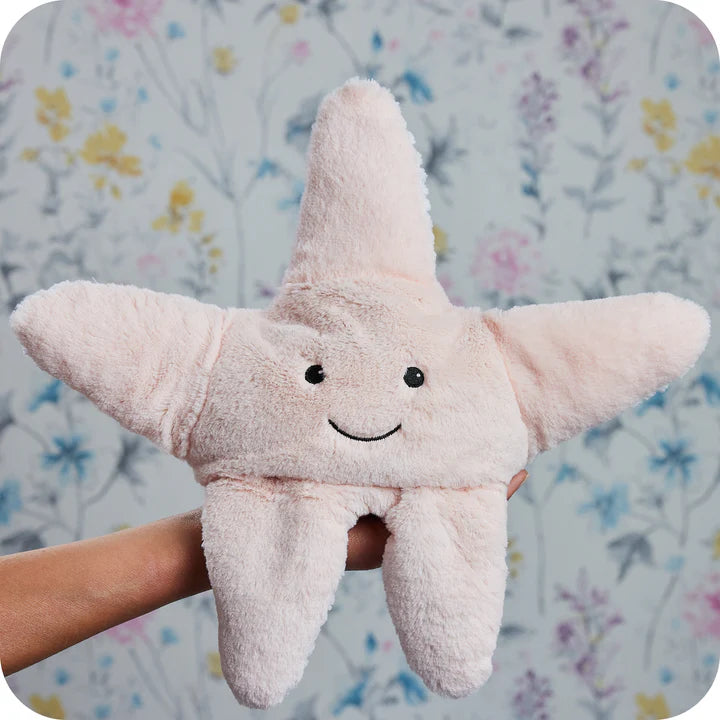Warmies Starfish - Soft Microwavable Plush Heating Pad for Kids & Adults - Perfect for Stress Relief, Muscle Pain, and Relaxation at Home or Office