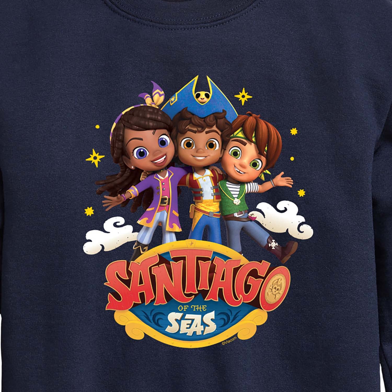 HYBRID APPAREL Santiago of The Sea The Crew Toddler & Youth Fleece Sweatshirt | Soft Cotton Blend | Kids Cartoon Character Pullover | Perfect for Playdates & Family Outings
