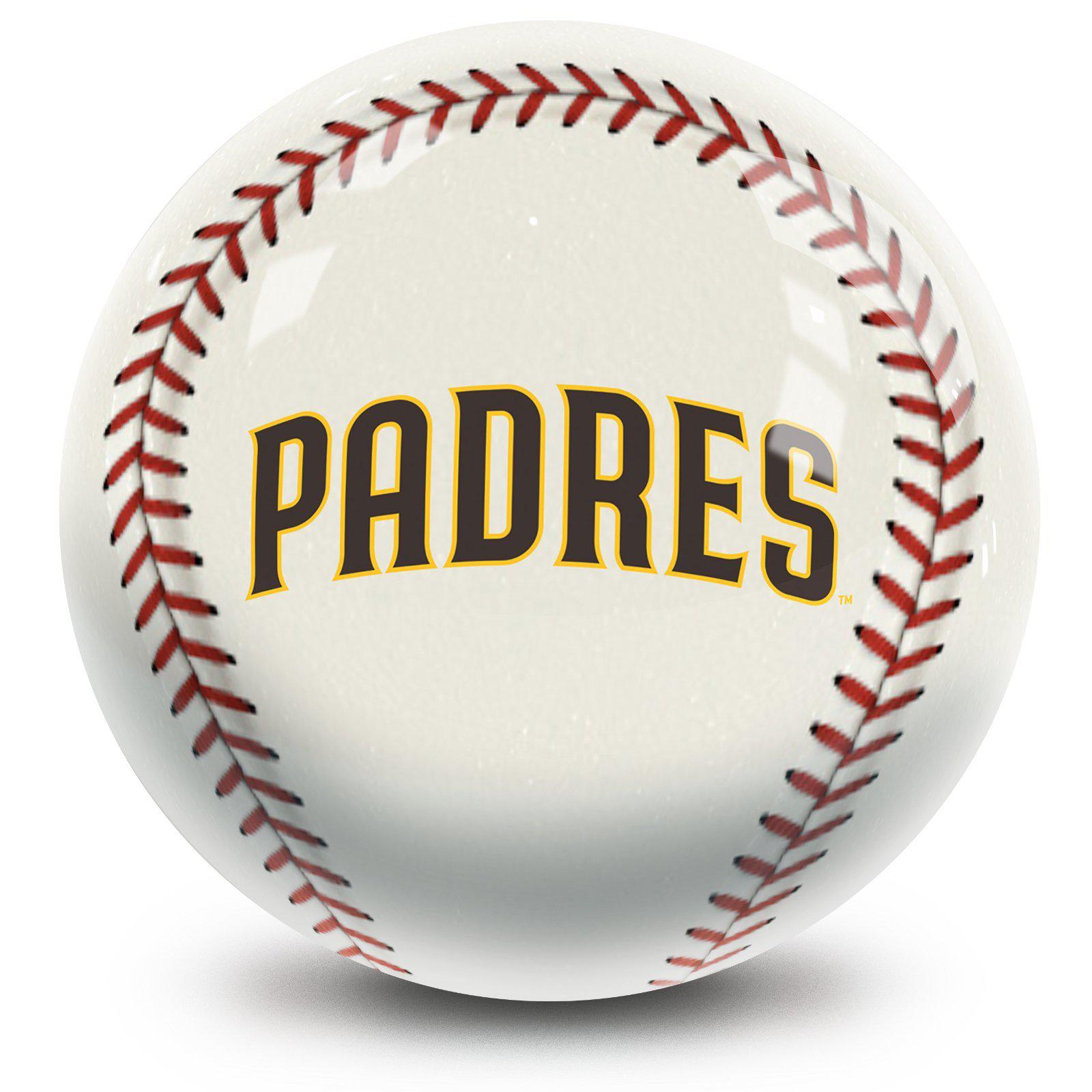 MLB San Diego Padres Official Bowling Ball - Perfect for Baseball Fans & Bowling Enthusiasts - Great for Game Nights, Gifts, and Sports Collectibles