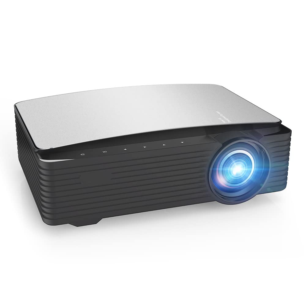PHAVEA 550 ANSI Portable Movie Projector with Android 9.0 WiFi, 1080P HD Native Resolution, Keystone Correction, HDMI & USB - Perfect for Home Theater, Outdoor Movies, Camping, and Backyard Entertainment