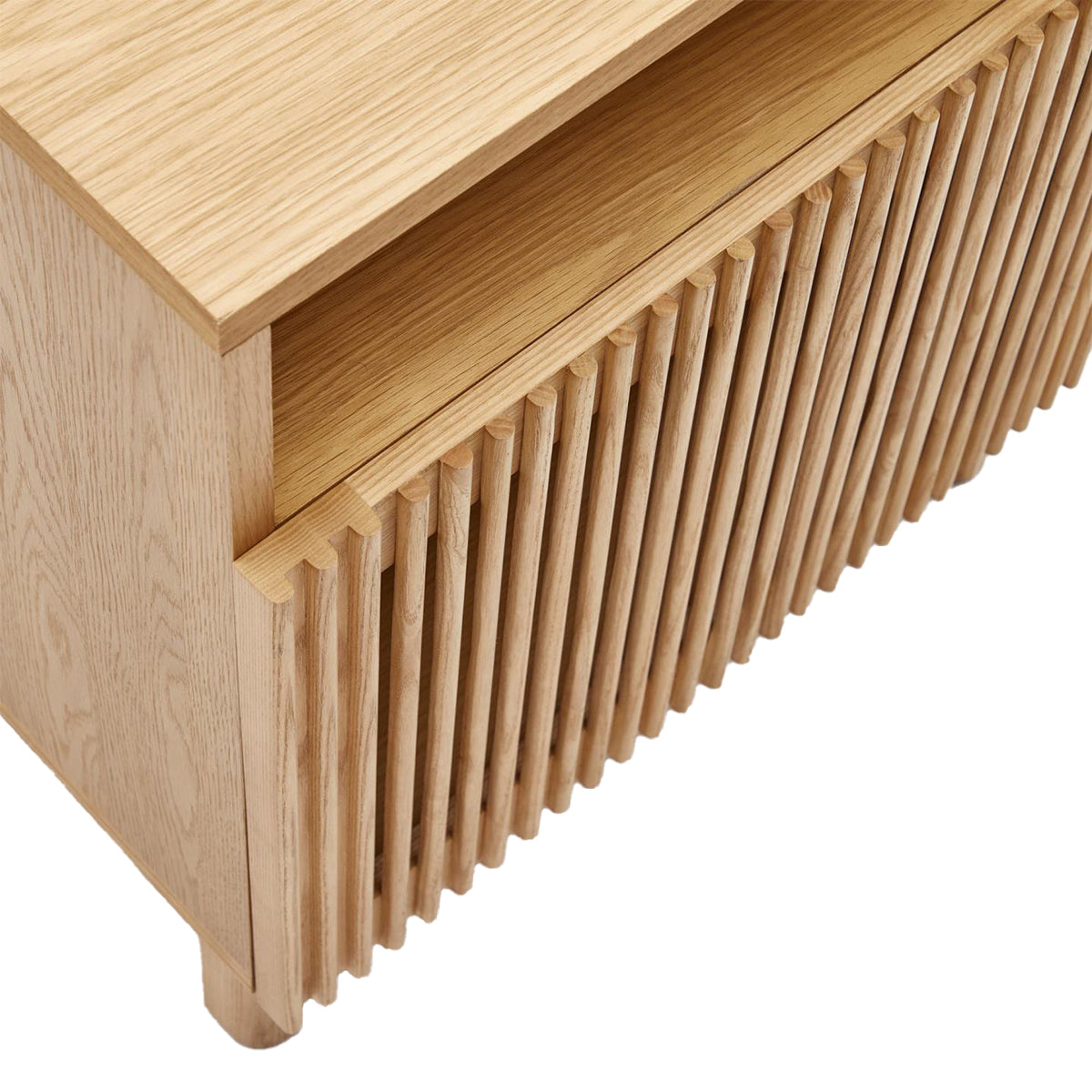 Modern Nightstand with Drawer - Stylish Bedside Table for Bedroom, Living Room & Office - Compact Storage Solution for Small Spaces