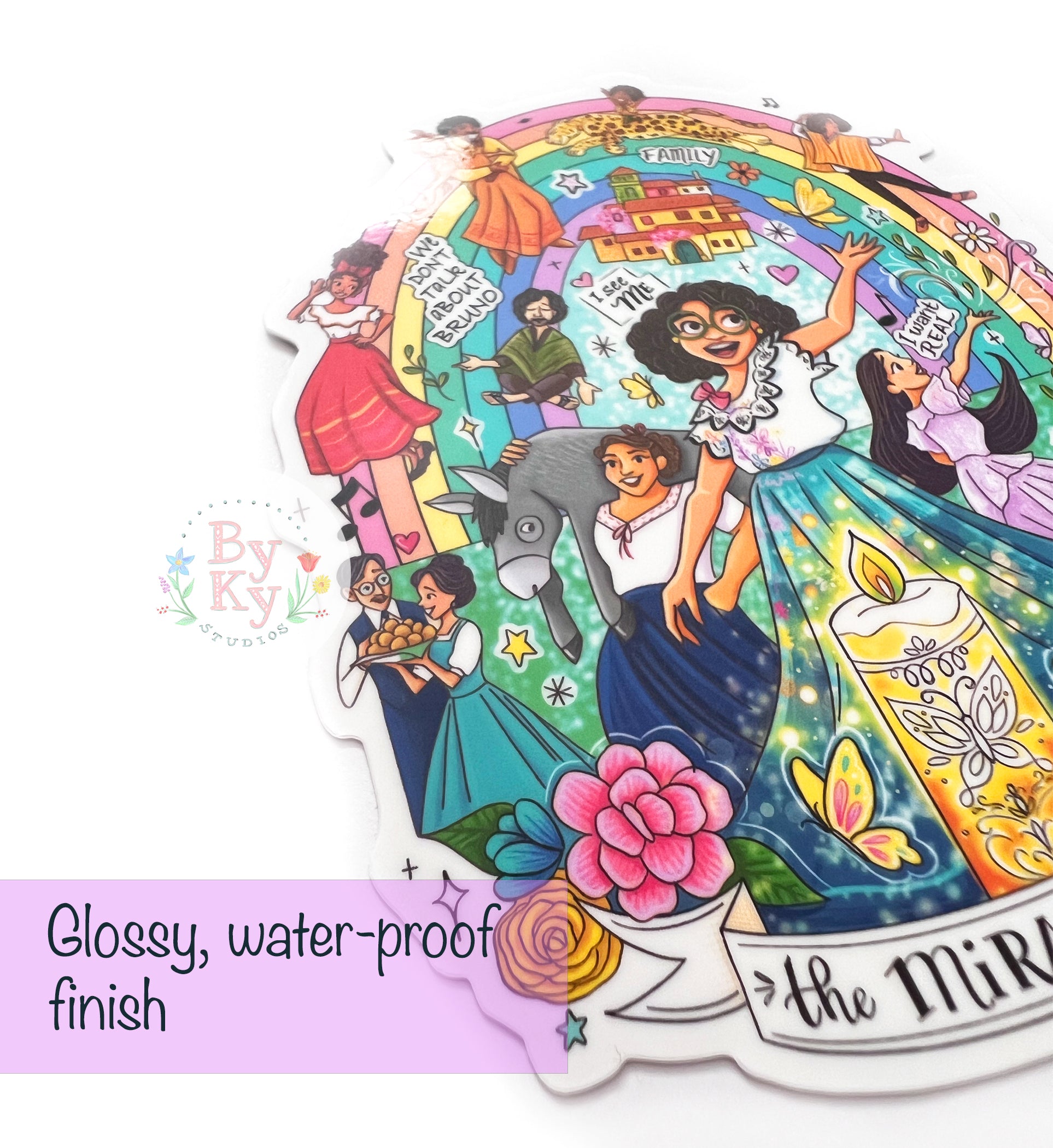 Family Madrigal Vinyl Sticker - Waterproof Decal for Laptops, Cars & Tumblers - Disney Encanto Inspired Decor