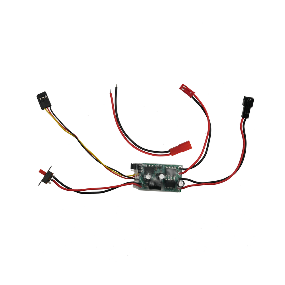 WPL MN DIY Brushed ESC Upgrade 16A/30A with SM Plug & Brake - High Performance RC Car Electronic Speed Controller for Crawlers, Rock Racers & Off-Road Vehicles