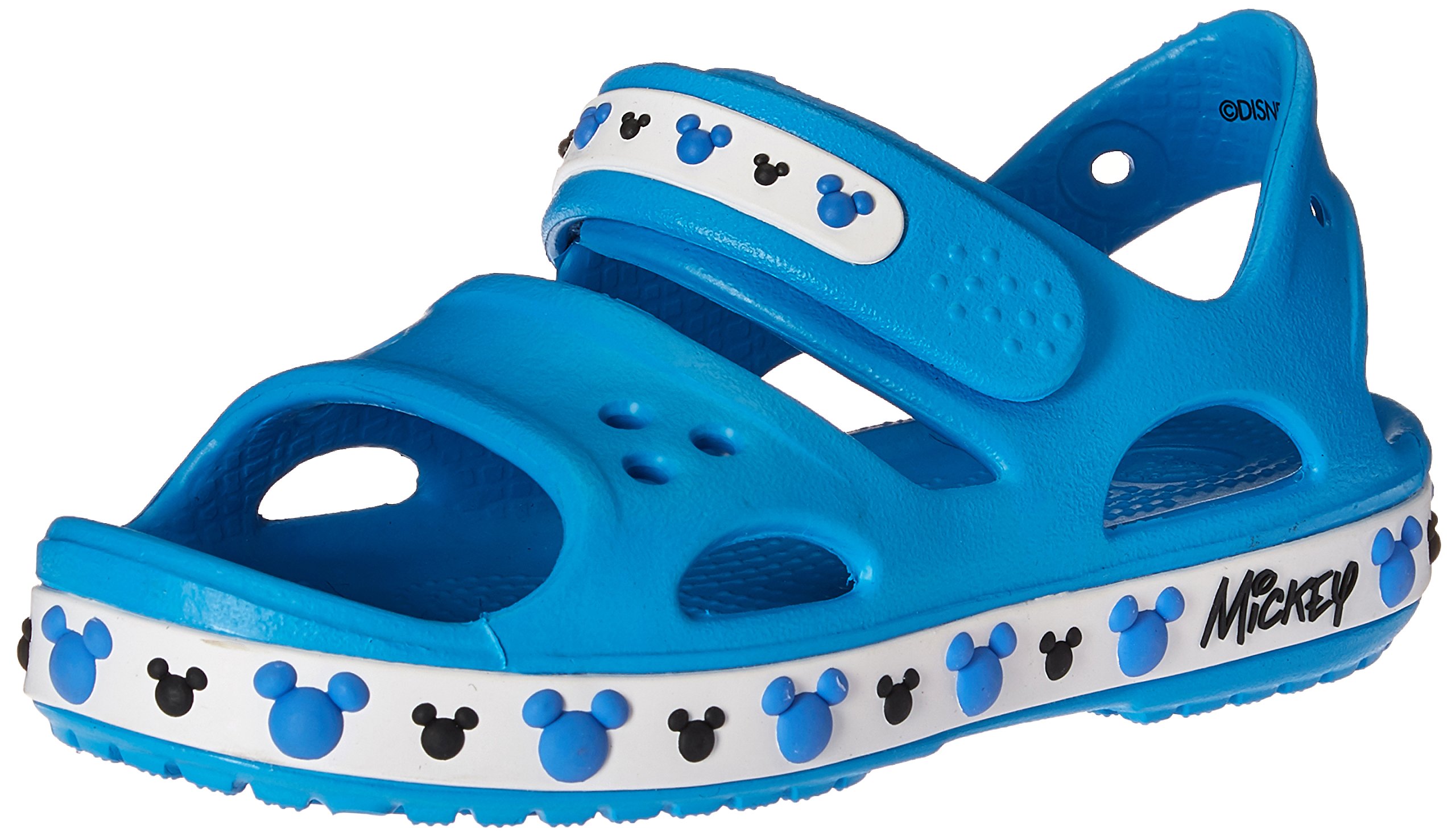Crocs Crocband II Mickey Mouse Sandals for Toddlers & Kids - Comfortable & Lightweight Beach & Pool Slides for Boys & Girls