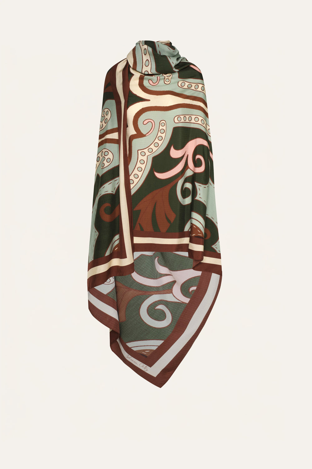 Elegant Western Arabesque Shawl - Soft & Lightweight Wrap for Women - Perfect for Evening Parties, Weddings & Special Occasions