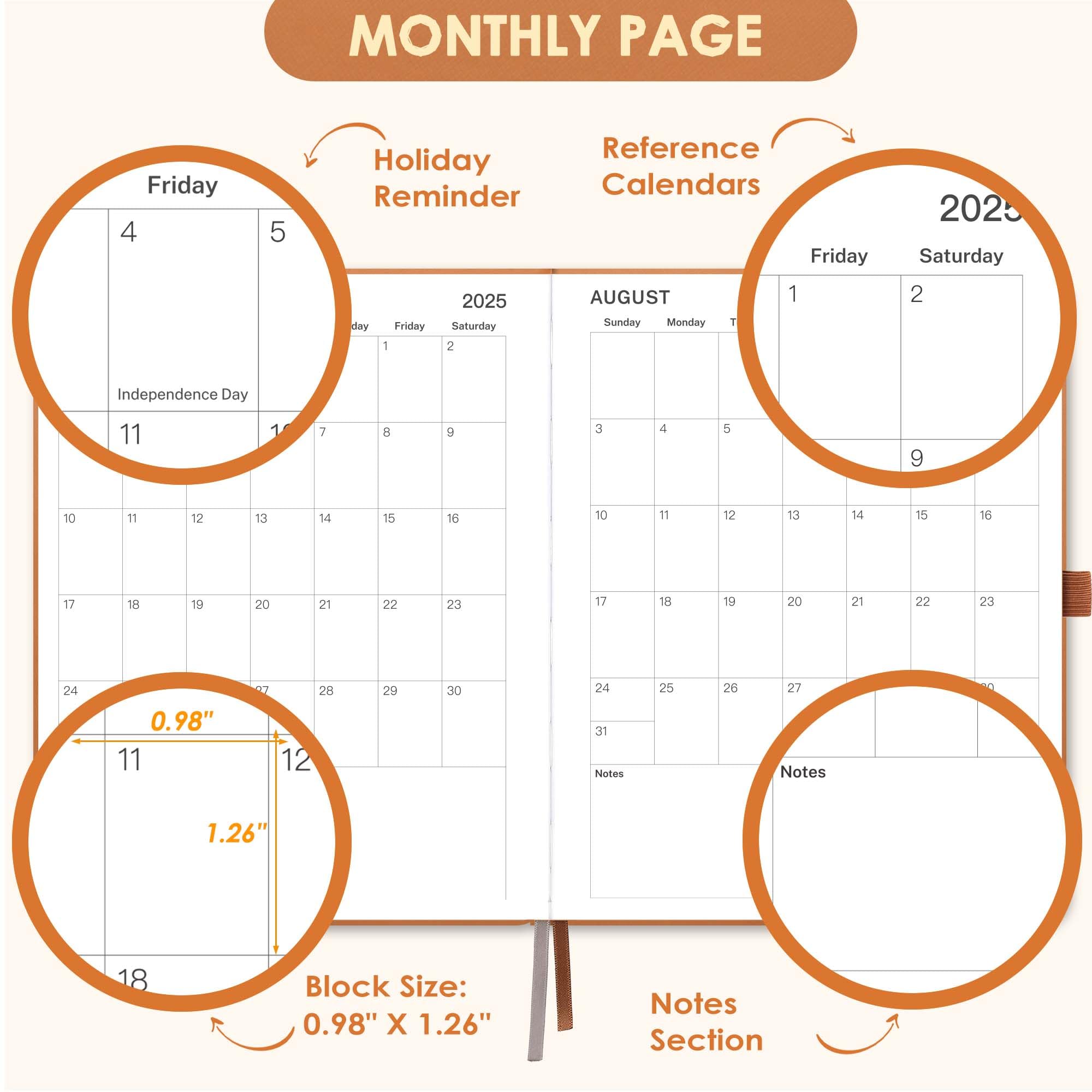 2025-2026 Weekly & Monthly Planner - 8