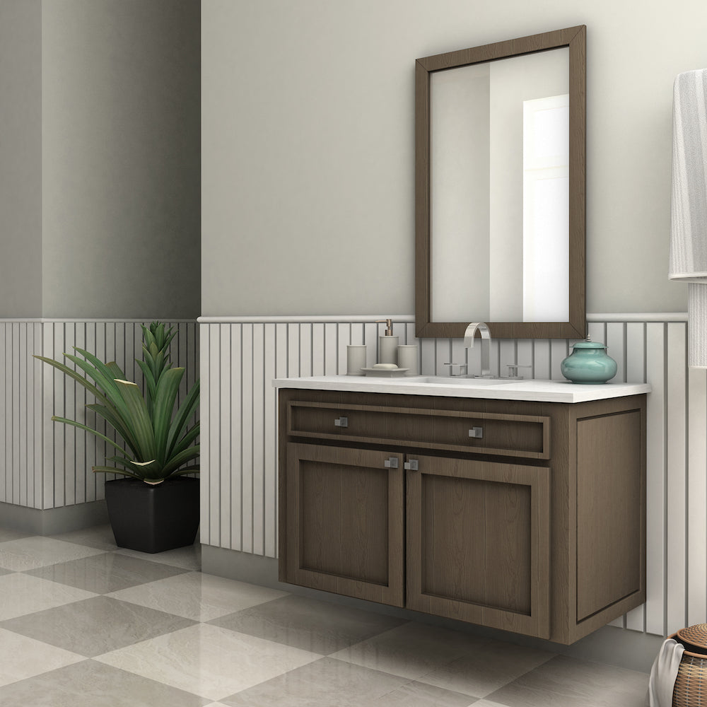 ZLINE Bliss Widespread Bathroom Faucet in Chrome Finish - 8 Inch Centerset - Modern Bathroom Sink Faucet for Vanity, Powder Room & Guest Bath Installation