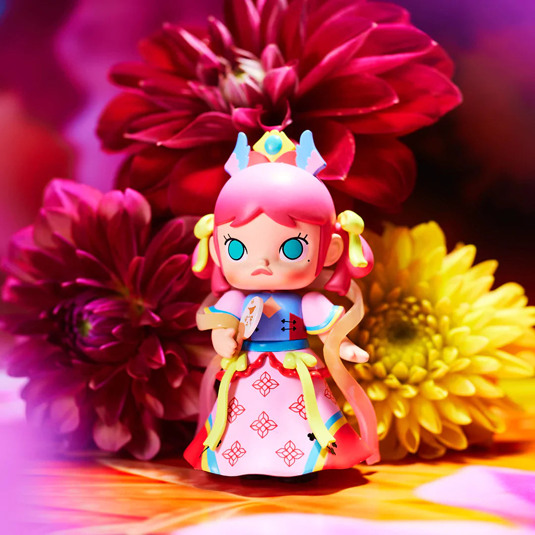 POP MART Molly x Mika Ninagawa Flower Dreaming Series Blind Box Collectible Figure - Cute Anime Character for Home Decor, Office Display & Gift Giving