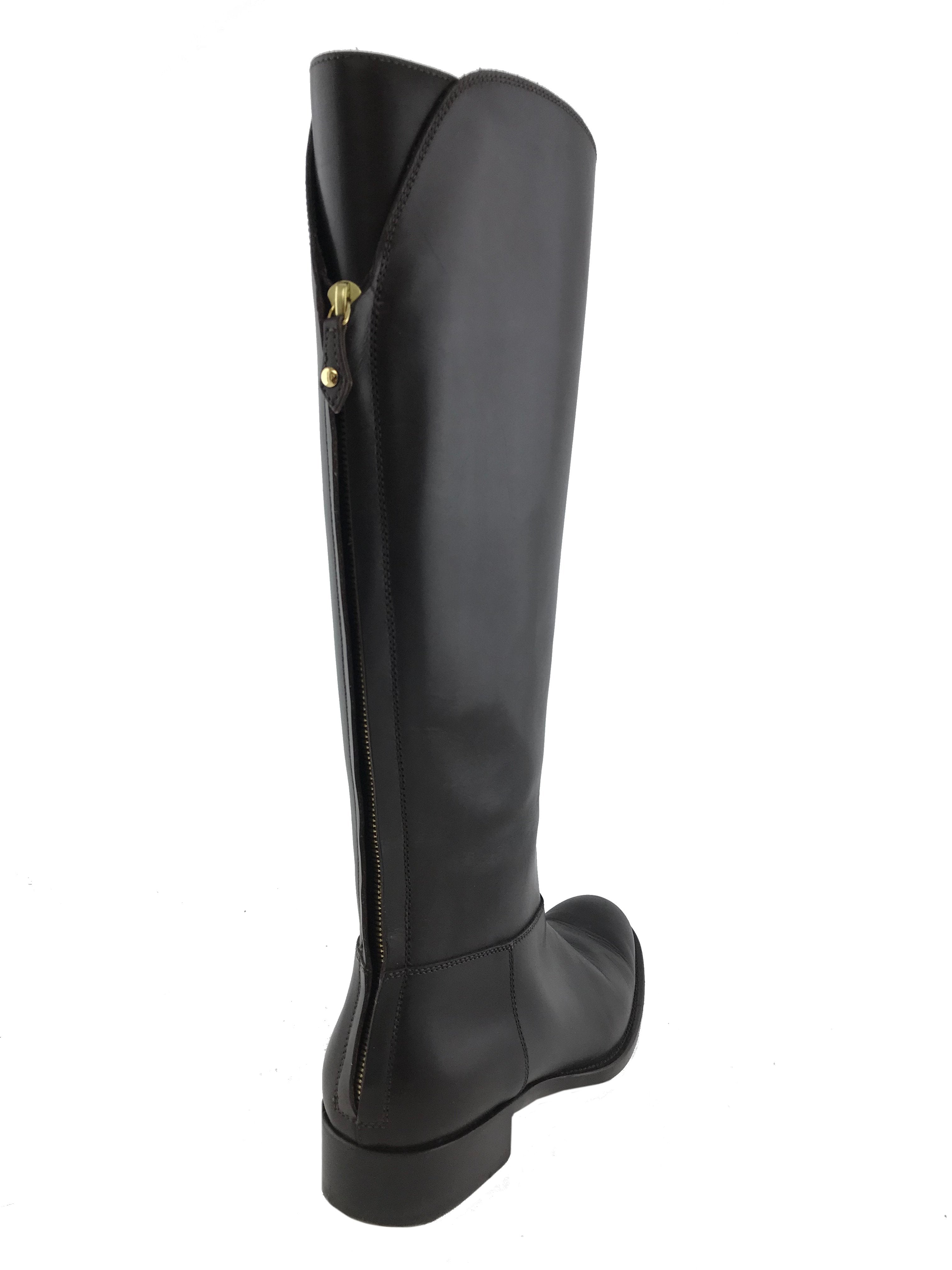 Loro Piana Wellington Leather Knee High Boots for Women Size 8.5 | Waterproof Winter Riding Boots | Perfect for Horseback Riding, Outdoor Activities & Fashion