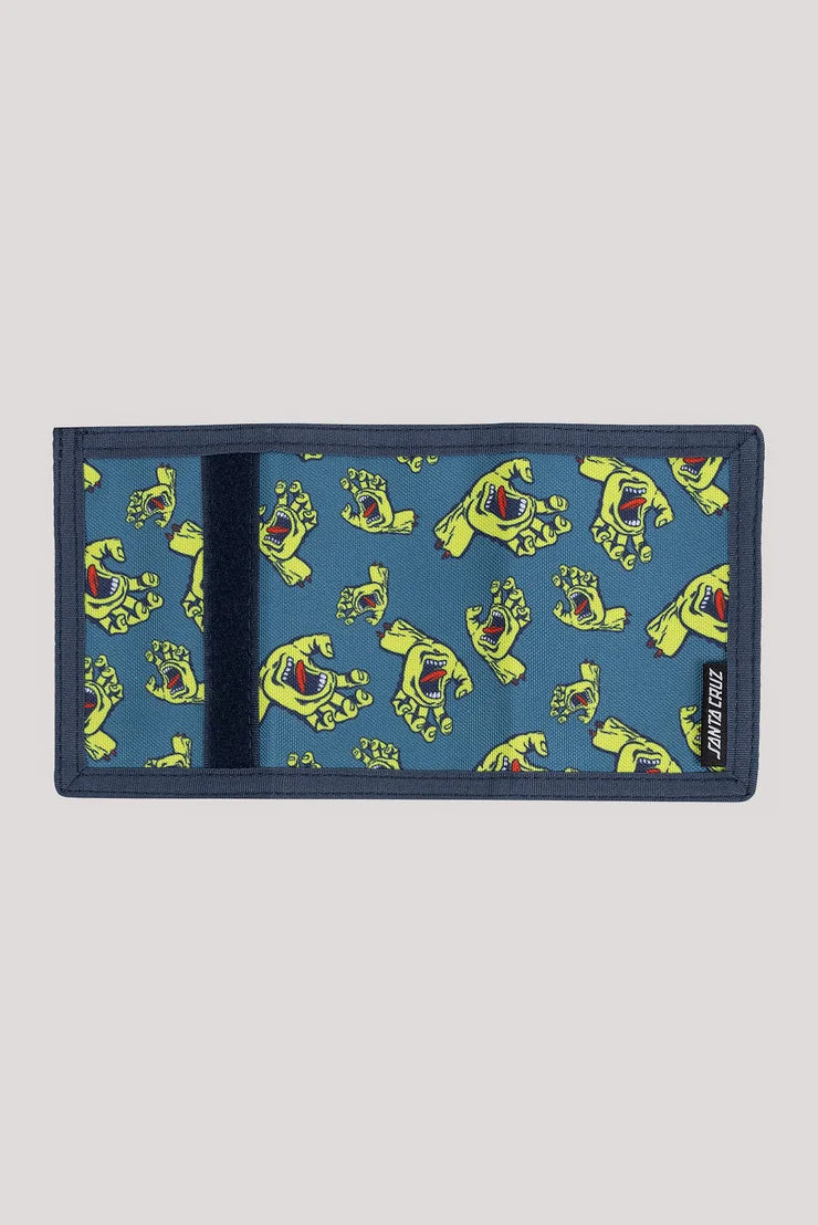 Santa Cruz Crowded Hand Velcro Wallet - Secure & Stylish Wallet for Men & Women - Perfect for Travel, Outdoor Adventures & Everyday Use