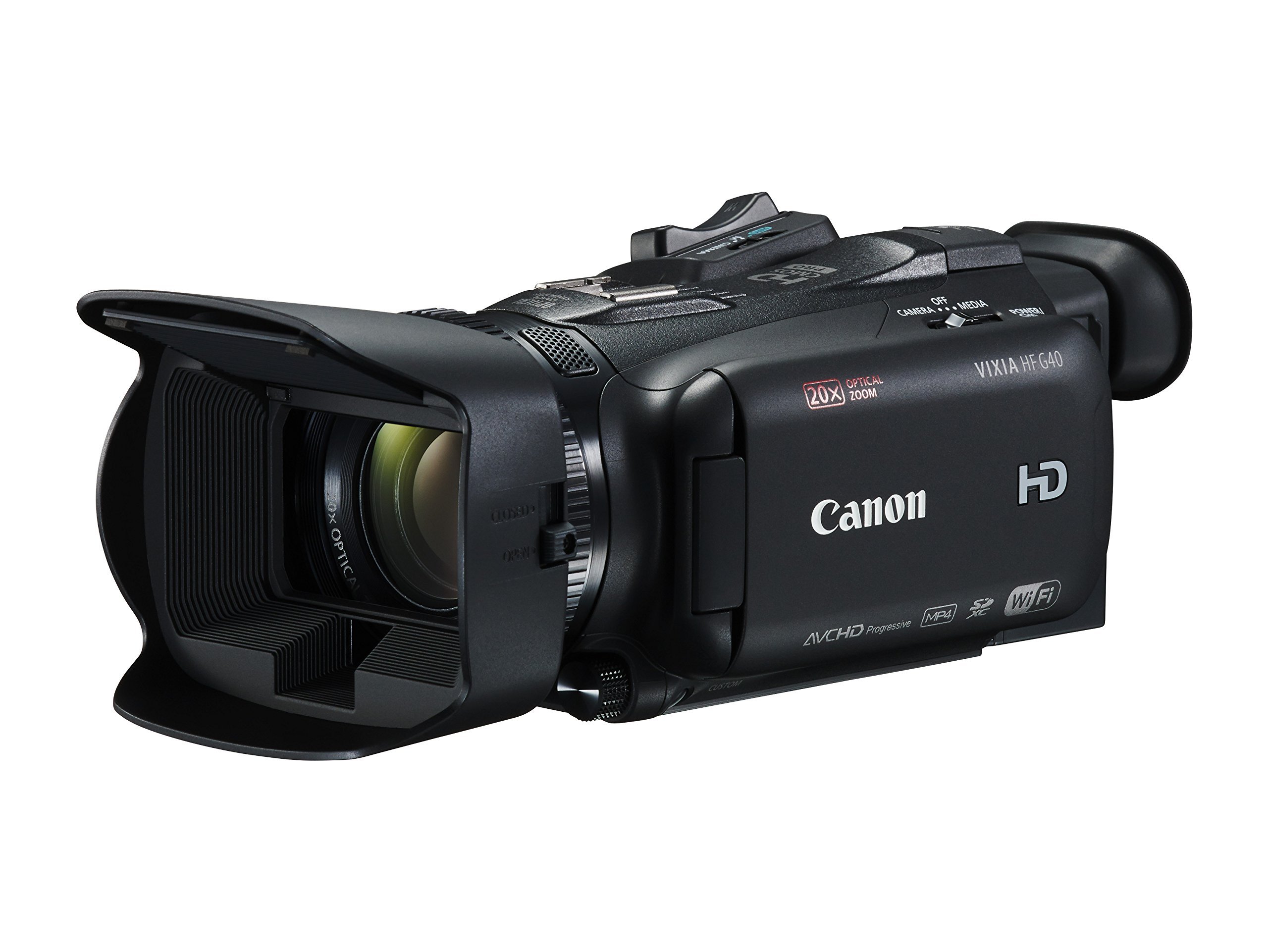 Canon VIXIA HF G40 Full HD Camcorder (Renewed) - Professional Video Recording for Vlogging, Travel & Events | 1080p HD, 32GB Internal Memory, 20x Optical Zoom