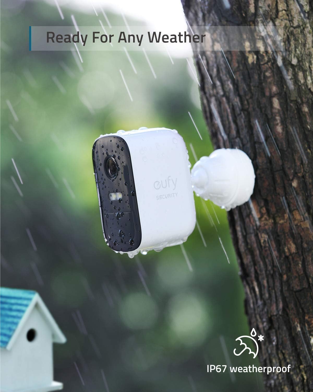 eufy Security eufyCam 2C Wireless Outdoor WiFi Security Camera System - 3 Camera Kit with HomeBase 2, 180-Day Battery Life, 1080p HD Video, No Monthly Fees | Weatherproof Home Surveillance for Backyard, Garage & Front Door Protection