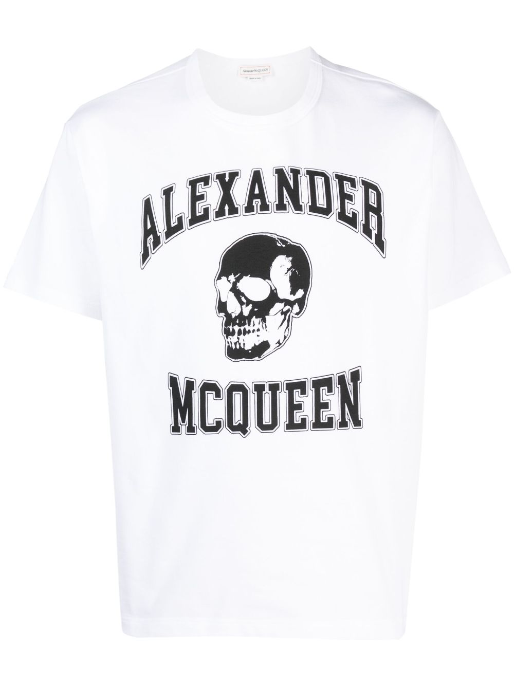 Alexander McQueen Men's White T-Shirts & Polo Shirts - Luxury Casual Wear for Everyday & Special Occasions