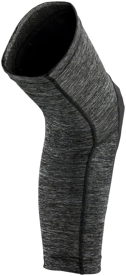 100% Teratec Knee Guards - Gray/Black, Large - Protective Gear for Cycling, Skateboarding & Outdoor Sports