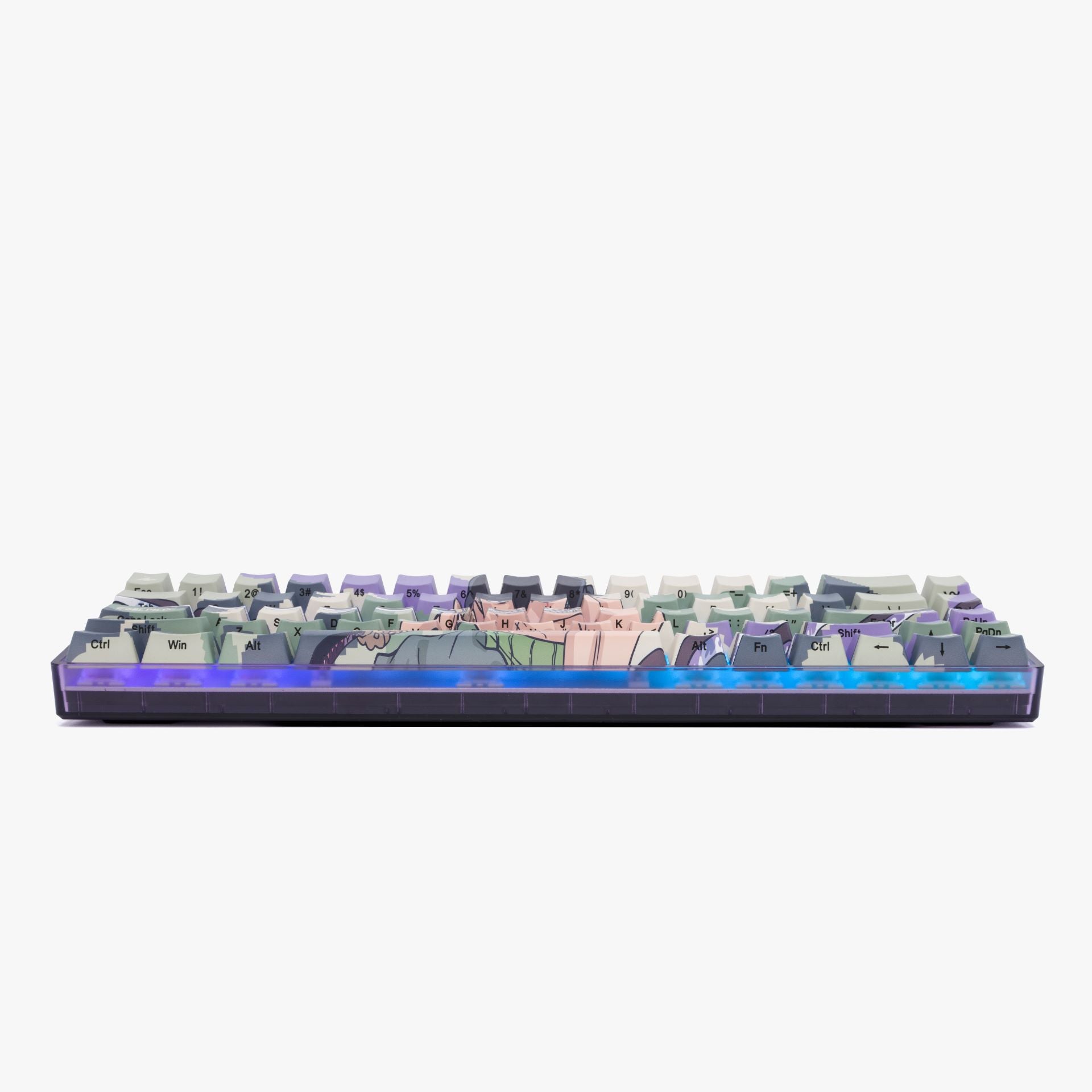 One Piece x HG Basecamp 65HE Mechanical Keyboard - Zoro Edition | Anime Gaming Keyboard for PC & Mac | Perfect for Gaming, Typing & Anime Collectors