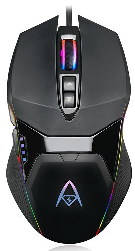 Adesso iMouse X5 - 7 Button RGB Gaming Mouse with Ergonomic Design for PC & Laptop - Perfect for FPS, MMO & Office Work
