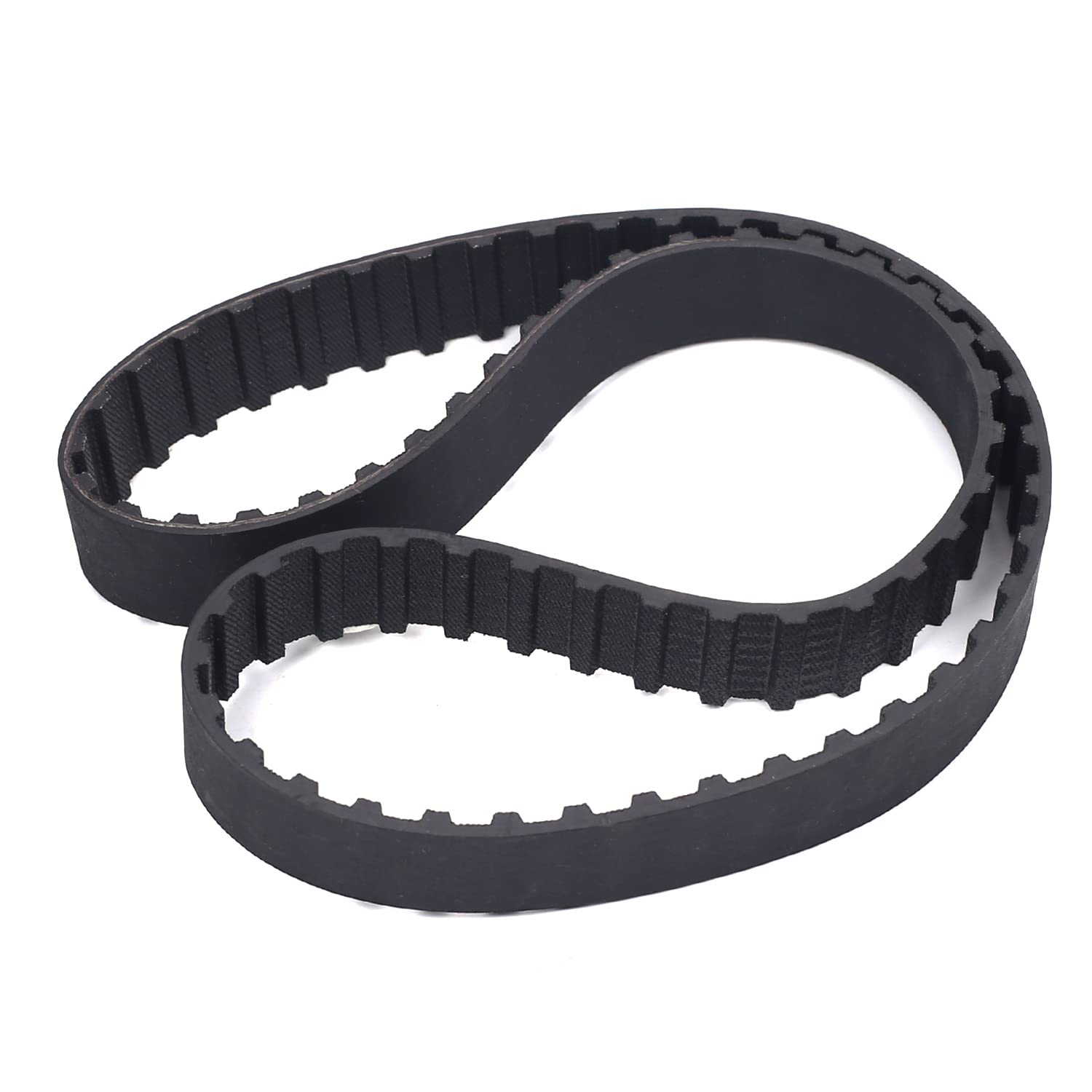 Fielect 72 Teeth 20mm Width Black Cogged Rubber Timing Belt - Industrial Synchronous Drive Belt with 9.5mm Pitch (270L) - Perfect for 3D Printers, CNC Machines, and Industrial Equipment