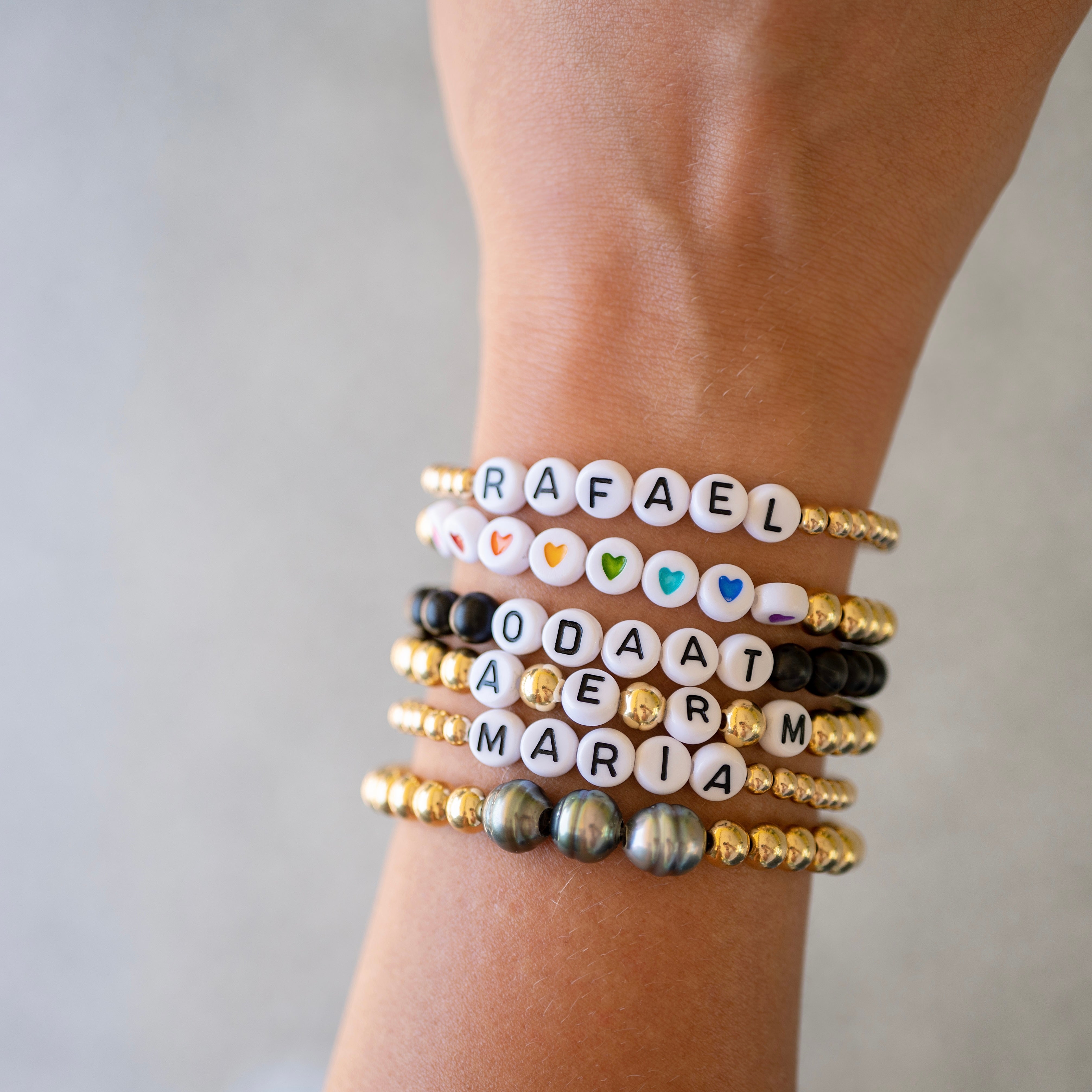 Elegant Three Pearl Beaded Bracelet for Women - Dainty Handmade Jewelry Gift for Birthday, Wedding & Special Occasions