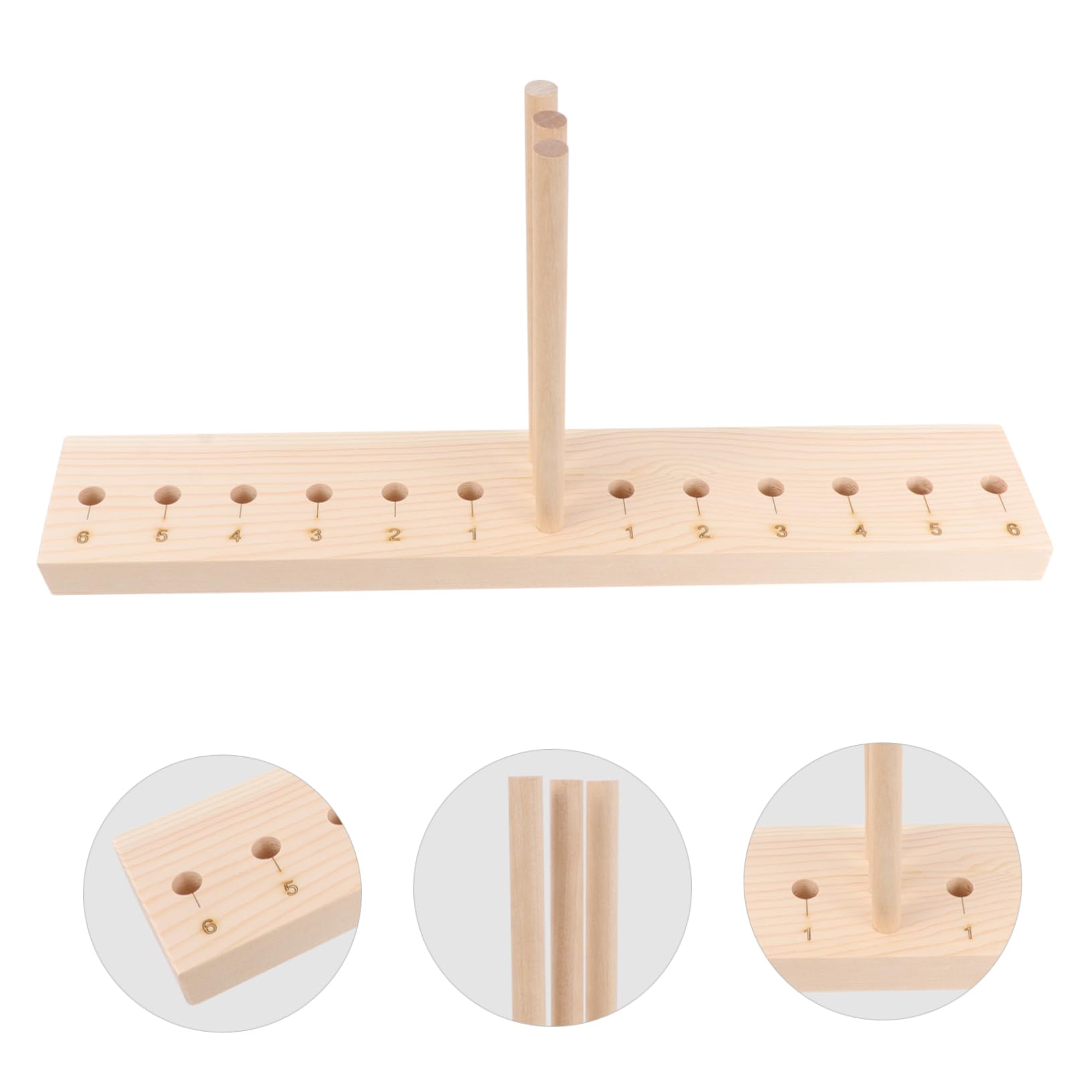 DIY Large Bow Maker Tool - Wooden Ribbon Craft Bow Maker for Wreaths, Gift Wrapping, Hair Accessories & Home Decor - Perfect for Holiday Decorations, Wedding Bows and Craft Projects