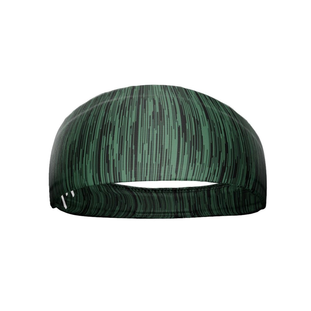 Green Static Headband for Women & Girls - Non-Slip Hair Band for Workouts, Yoga, Sports & Daily Use