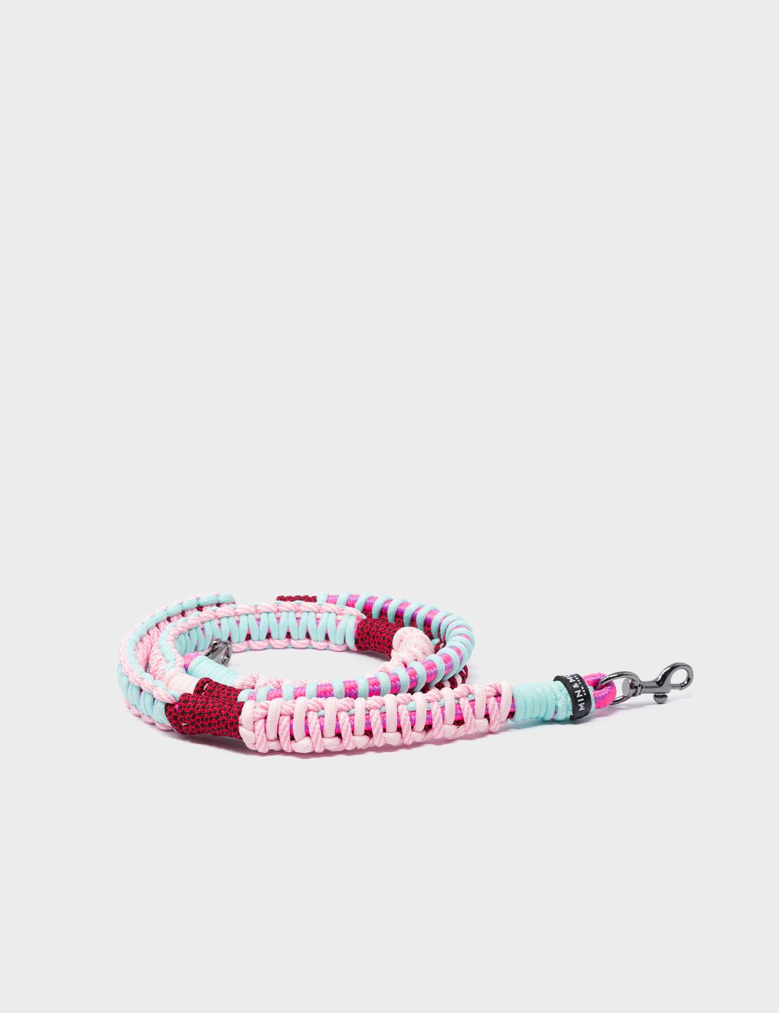 Detachable Shoulder Strap - Fuchsia, Pink & Blue Handwoven Paracord for Hiking, Camping & Outdoor Adventures | Adjustable & Durable
