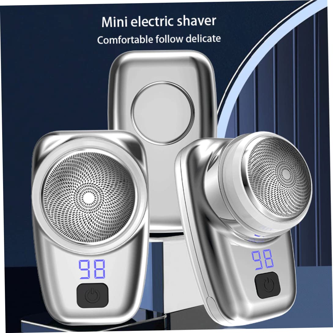 Men's Electric Razor - Mini USB Rechargeable Waterproof Head & Face Shaver for Smooth Shaving | Perfect for Travel, Gym & Daily Grooming