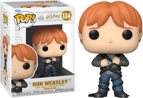 Funko Pop! Vinyl Figure - Harry Potter 20th Anniversary Ron Weasley in Devil's Snare (3.75 inches, Multicolor) with Pop Box Protector Case | Collectible Toy for Potterheads, Perfect for Display & Gift Giving
