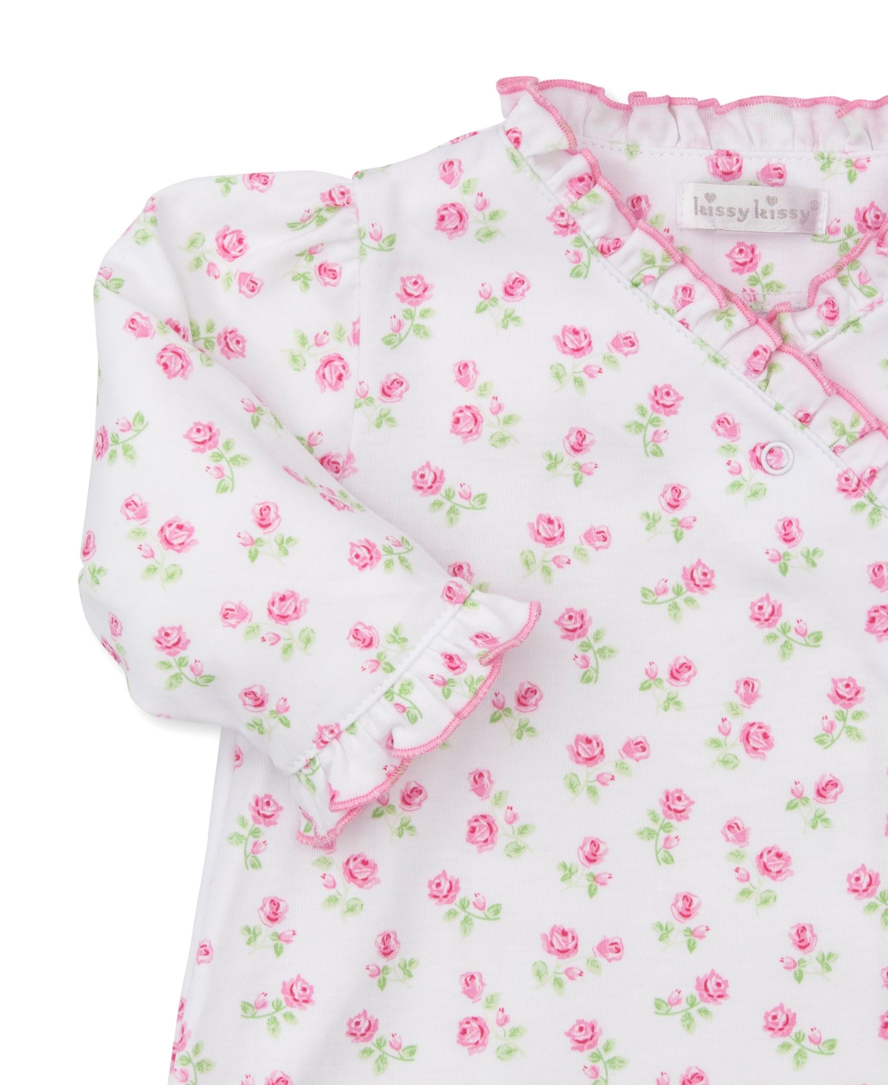 Kissy Kissy Rosy Roses Sack - Soft & Stylish Baby Romper for Girls | Perfect for Playdates, Parties & Photo Shoots