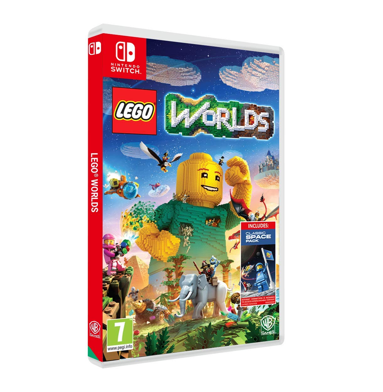 Lego Worlds - Nintendo Switch Game with Exclusive Amazon DLC | Build & Explore Virtual Worlds | Perfect for Kids & Family Game Night