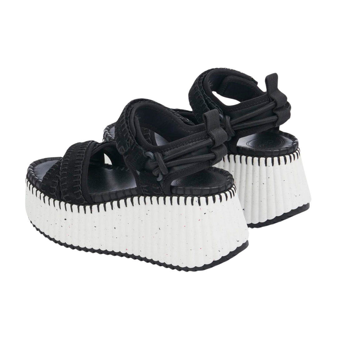 Nama Platform Sandals for Women - Comfortable High Wedge Heel Summer Beach Shoes | Perfect for Walking, Travel, and Outdoor Activities